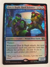 MTG Don & Raph, Hard Science - Foil - NM/Unplayed - TMNT