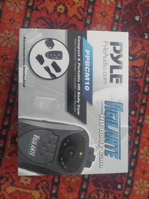 Pyle Audio Vigilante Compact & Portable Wireless HD Body Camera PPBCM10
