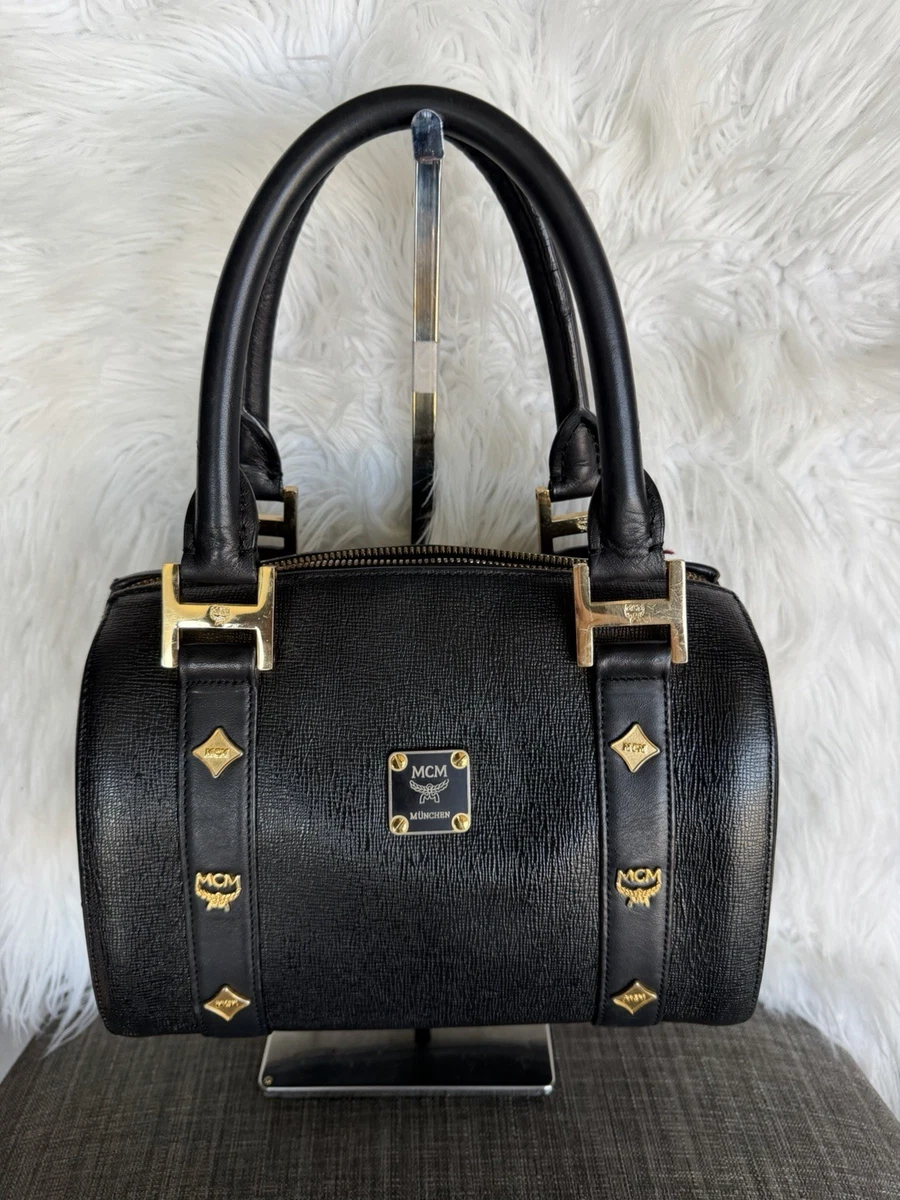 MCM Satchel/Top Handle Bag Black Bags & Handbags for Women for