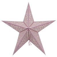 Papier Stern Deko HäNgedeko Winter Weihnachten Fensterdeko Lila Matt Diy