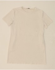 ZARA Womens Shift Dress UK 16 Large White Polyester DF37