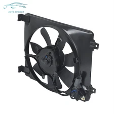 A/C Condenser Cooling Fan Radiator Fit For 2005-2012 Honda Civic 12V 38615RNAA01