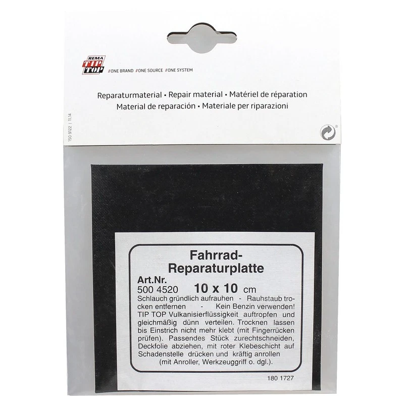 Schlauch-Reparaturplatte TT SB 10x10 cm, schwarz (1 Set) - Bild 1 von 1