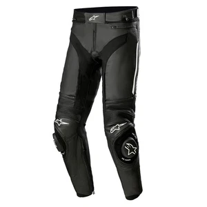 Alpinestars Missile v3 Leather Sports Motorcycle Trousers Racing Motorbike Black
