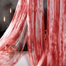 Vellibring 400" x 85" Halloween Creepy Cloth Decoration, Large Bloody Spooky ...