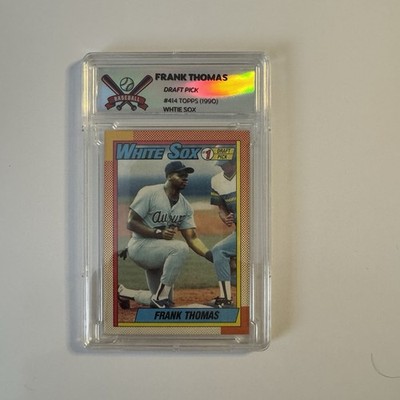 1990 Frank Thomas #414 Draft Pick White Sox  Custom Slab Style Display