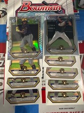 2026 bowman Brewers prospects Andrew Fischer 7 card lot