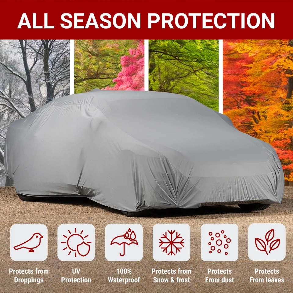 FUNDA COCHE ARMSTRONG SIDDELEY ELÁSTICA EXTERIOR GRIS TODOS LOS MODELOS Foto 4 de 4