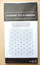 FUN PATTERNS Stampin' Up Embossing Folder DIAMOND DAISY NEW  FREE SHIPPING 