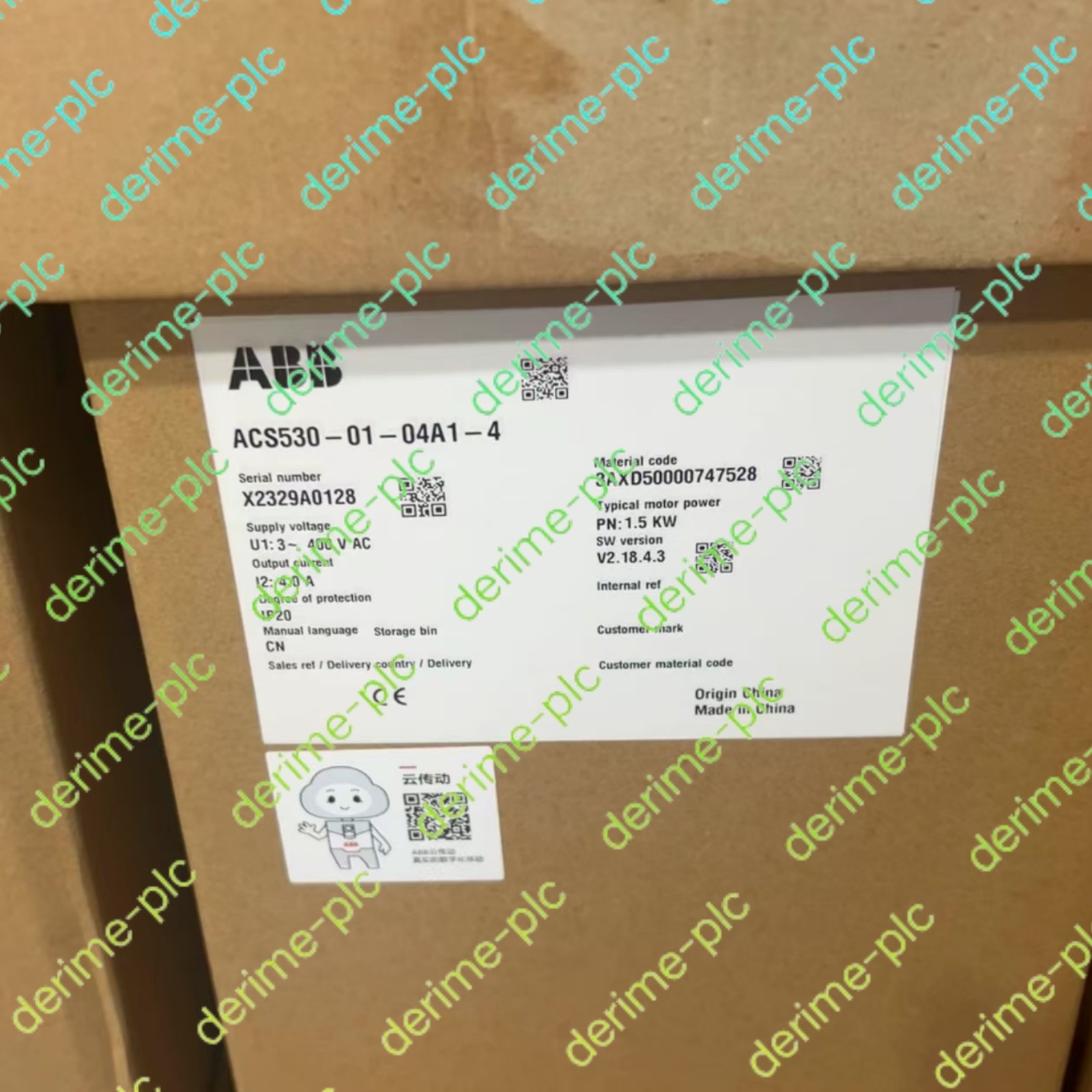 ABB Converter ACS530-01-04A1-4#1pcs new in box