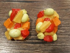 Play Food 1987 MTC Play Food Fruit Coctail Rare Lot Of 2