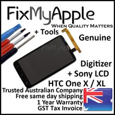 HTC One X XL OEM Glass Touch Screen Sony LCD Digitizer Assembly Replacement Tool