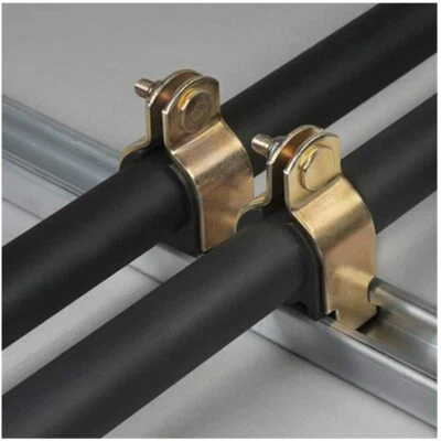 HIGHCRAFT Coated Steel Strut Clamp with Protective Cushion 1/2"in-(2-1/8"in) 10 Pack USA