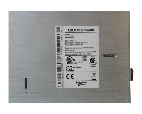 TELEMECANIQUE POWER SUPPLY 100-120 VAC 50/60 HZ ABL8BUF24400 - Picture 5 of 5