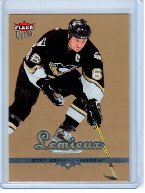 2x 2005 06 Ultra GOLD Base MARIO LEMIEUX Card 154 Penguins 