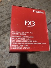 Cartuccia toner nero originale Canon FX3.