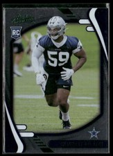 2021 Panini Absolute #192 Chauncey Golston Dallas Cowboys Green Football Card