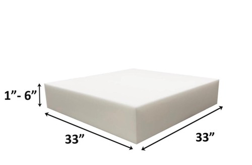 UPHOLSTERY FOAM SHEETS, Cut to size, pads , chairs medium firm dense - Picture 10 of 12