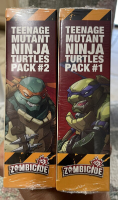 CMON Zombicide Teenage Mutant Ninja Turtles Pack #1 and #2 New