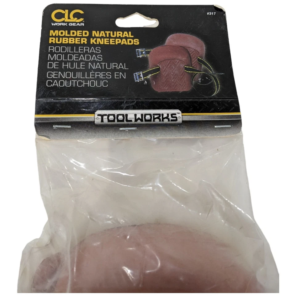 Clc Molded Rubber Kneepads with Straps One Size Fits All - Image 2 of 4