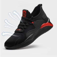 Mens Womens Safety Shoes Trainers  Steel Toe Cap Outdoor Hiking Work Boots  UK