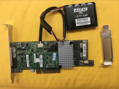 LSI 9271-8i SATA SAS 1GB Controller RAID 5 6G PCIe x8 3.0 LSI00297 CVM01 Battery
