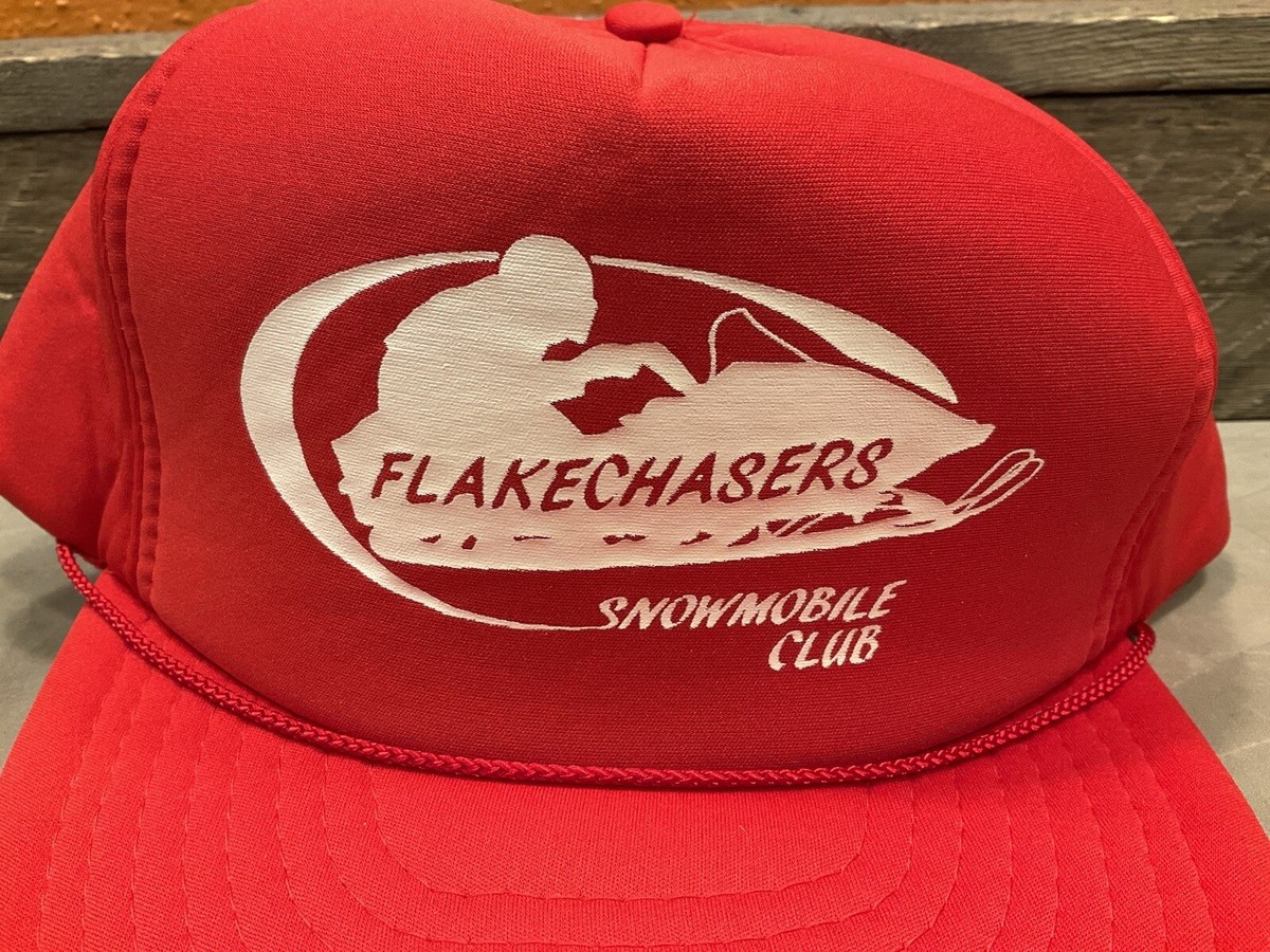 専用ページ1 Flakechasers Vintage Snowmobile Club Insulated Red Cap Hat Red