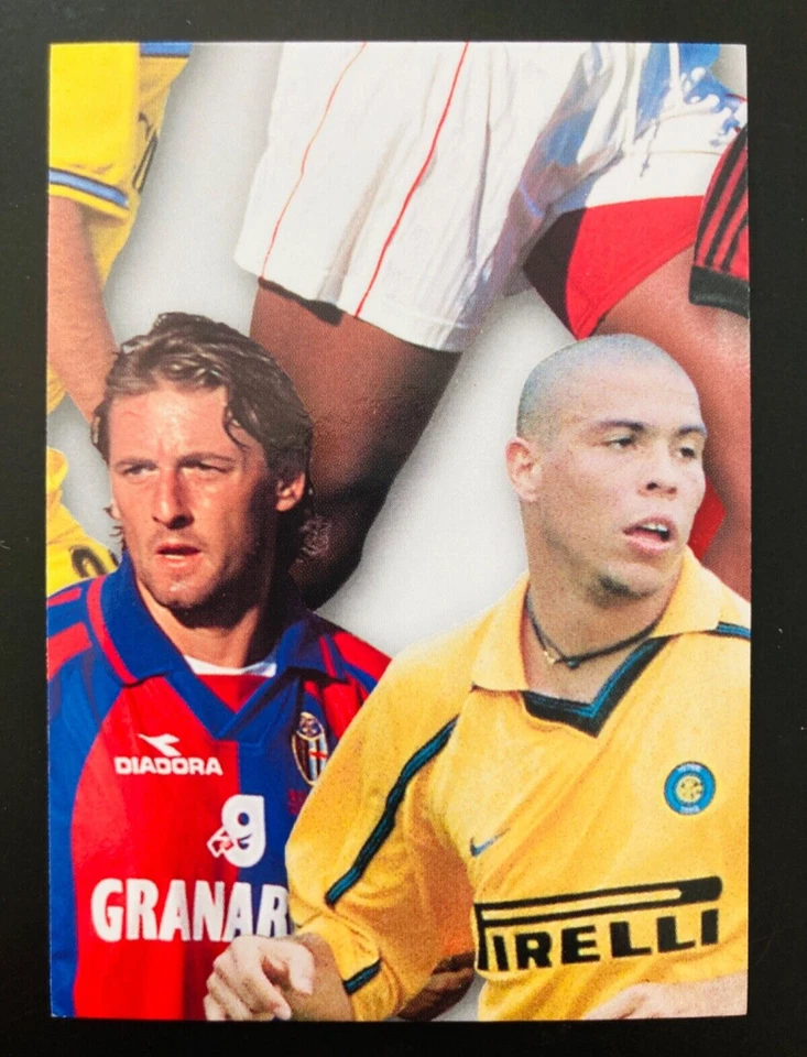 1999-00 Topps Merlin Serie A 2000 Superstar # A5 Ronaldo Inter de Milán tarjeta de aluminio Foto 2 de 3