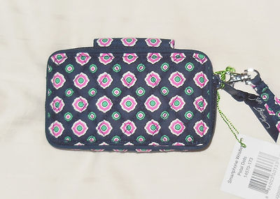 リー New with Tags Vera Bradley small SMARTPHONE WRISTLET in PETAL DOTS