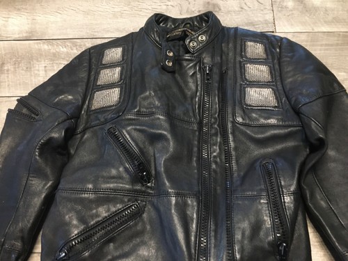 Hein Gericke Harley Davidson Motorcycle Biker Leather Jacket Womens Riding 36