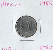 Coin Mexico 10 Pesos 1985 KM512