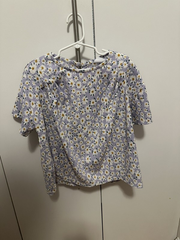 Zara Girls Floral Tunic Top Size 10