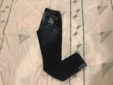 DKNY Women's Jeans Blue Distressed Skinny Waist 29" Leg 31" Good Condition