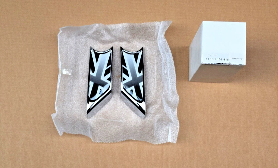 Juego de embellecedores originales BMW 51132157416 con pad R56 white - Imagen 3 de 3