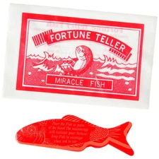 24 Kids Birthday Party Favors Prizes Magic FORTUNE TELLER Telling FISH