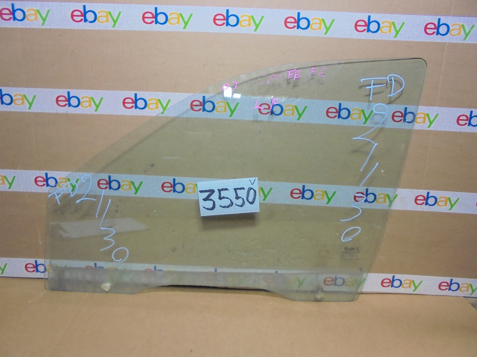 01 02 03 04 05 06 SANTA FE Front Driver Side Door Glass Used Window #3550-V