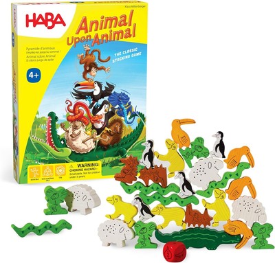 HABA Animal Upon - Classic Wooden Stacking Game: Ultimate Family... 