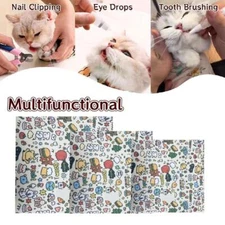 Cat Grooming Wrap Self-Adherent Anti-Bite Anti-Scratch Calming Wr✨y Z3P5 K8 D7S7