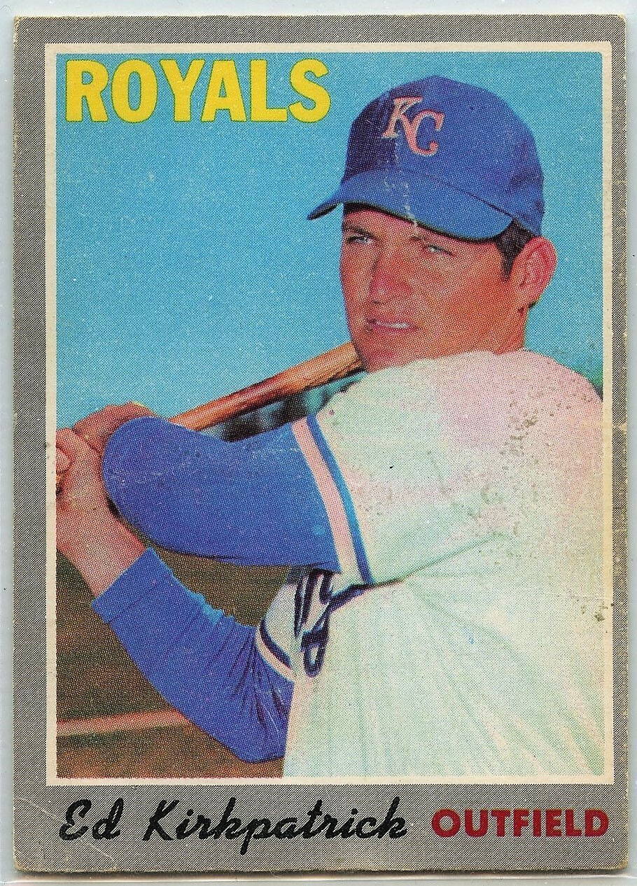 1970 O-PEE-CHEE BASEBALL #165 ED KIRKPATRICK VG RAW