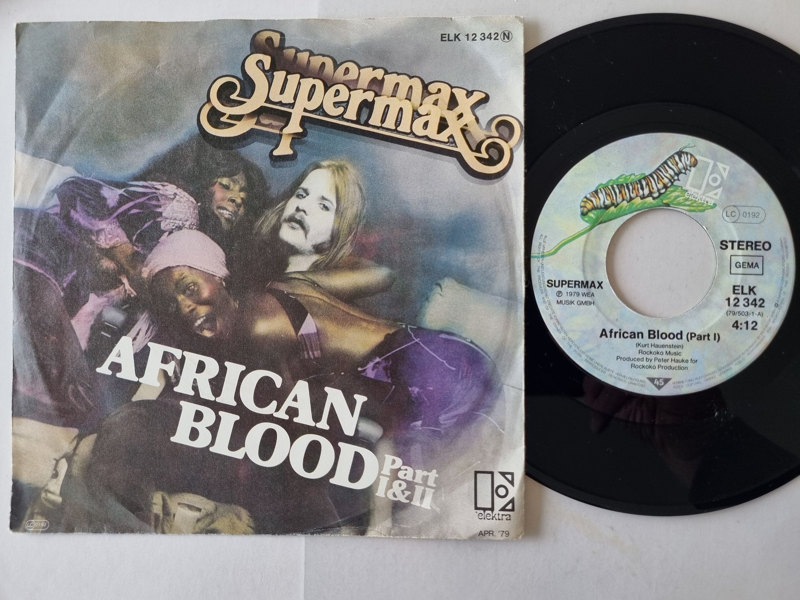 Supermax - African blood Part I & II 7'' Vinyl Germany