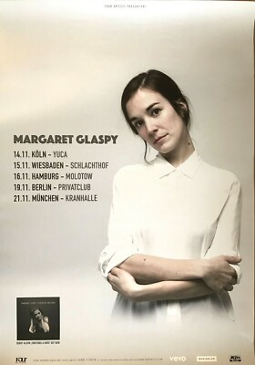 MARGARET GLASPY  2017  TOUR  + orig.Concert Poster - Konzert Plakat - DIN A1