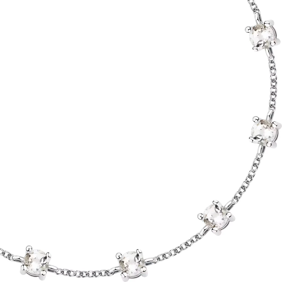 Bracciale donna gioielli Morellato linea Tesori SAIW292 argento 925 e zirconi - Immagine 2 di 3