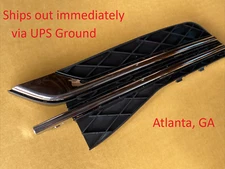 3pc 2014-2017 ODYSSEY Front Bumper Lower Grille DRIVER Chrome Lower Trim Molding