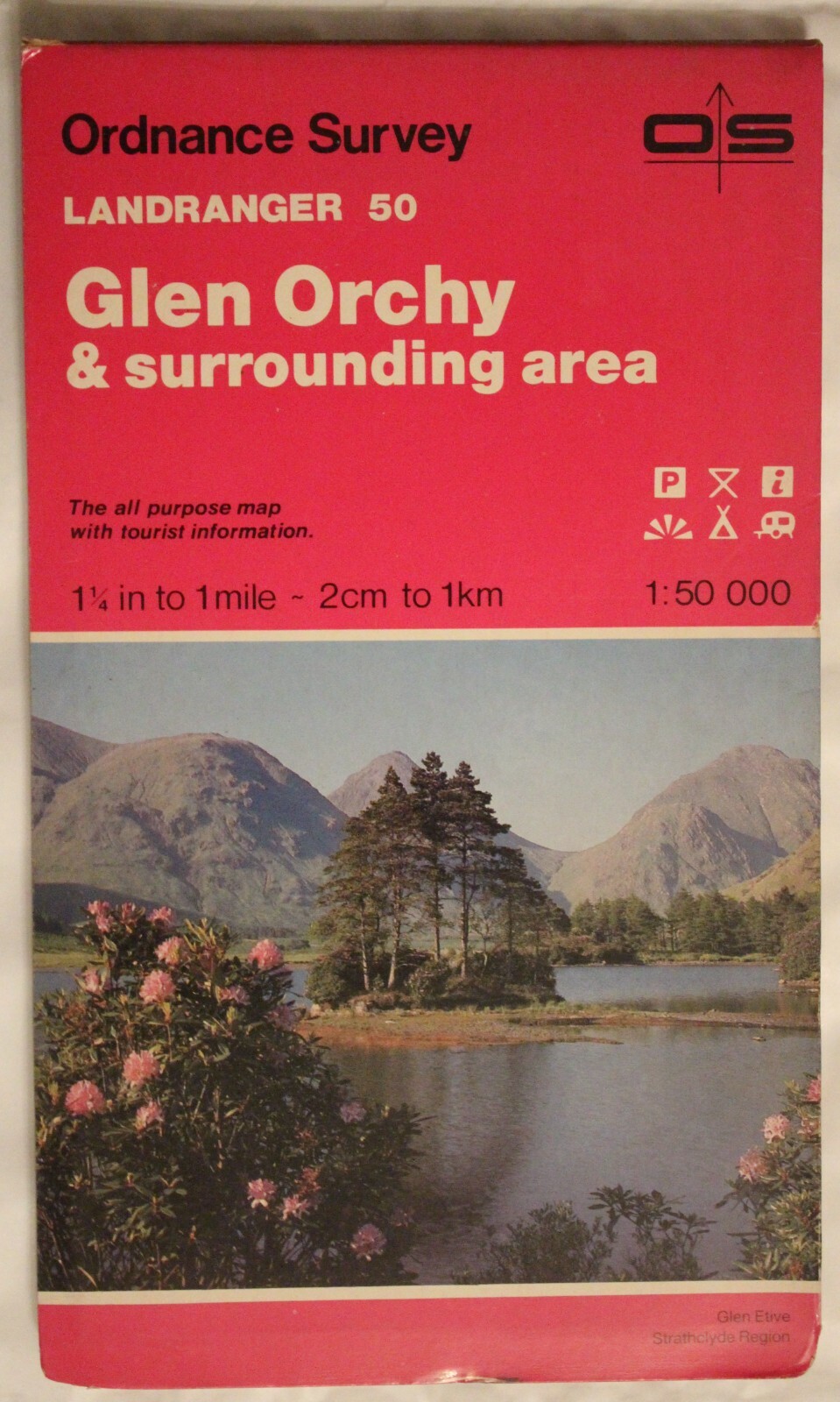 Ordnance Survey Landranger 50 Glen Orchy & surrounding area 2nd issue