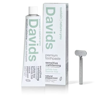 Davids Nano Hydroxyapatite Natural Toothpaste, Sensitive, Whitening, Enamel H