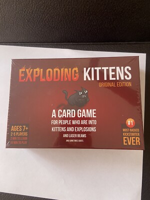 2015 Original Edition Exploding Kittens Card Game - Factory Sealed 