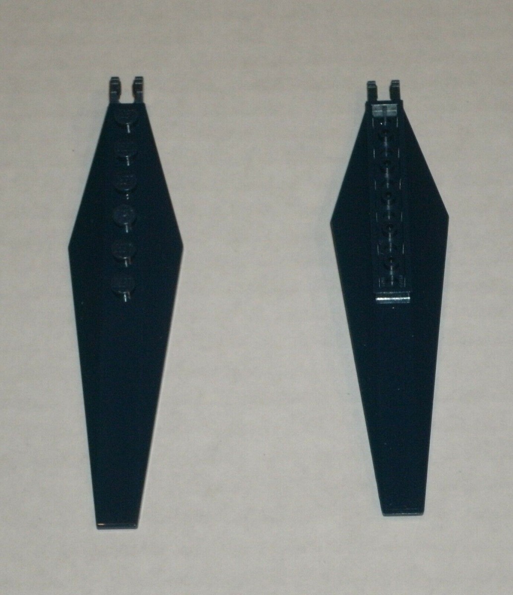 LEGO NEW 1x12 Dark Blue Hinge Plate Angled (2x) 4500106 Brick