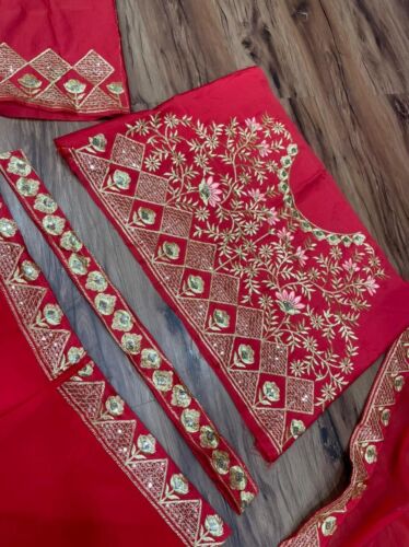 Salwar Party Kameez Pakistani Dress suit Wear Indian Bollywood Designer Wedding - Picture 5 of 15
