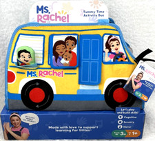 Ms. Rachel Tummy Time Activity Bus Book Sensory Cognitive Motor Learning Toy