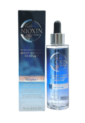 NIOXIN 3D Intensive Therapy Night Density Rescue Antioxidant Hair Serum 2.4 oz